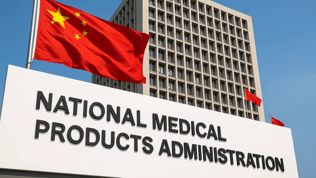 National Medical Products Administration (NMPA) building — China's medical device classification authority